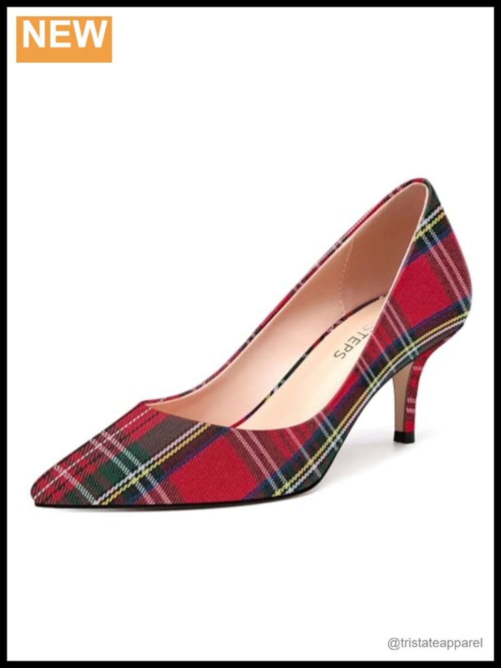 Pointed Toe Low Heels Pumps Women Faux Leather Comfortable Wedding Business